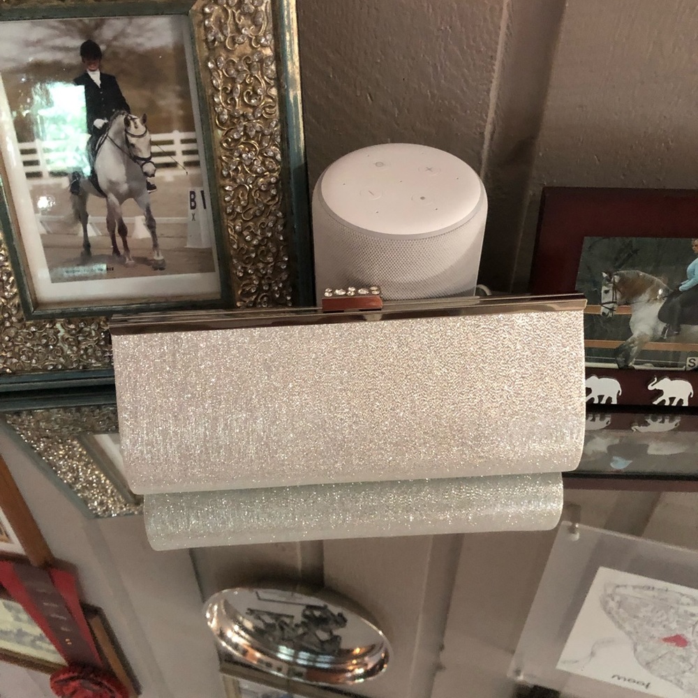 Silver Evening bag/clutch